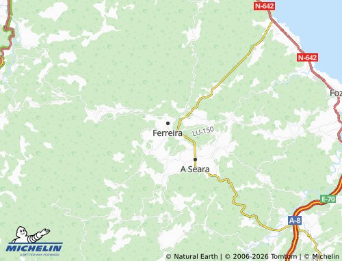 MICHELIN-Landkarte Ferreiravella - ViaMichelin