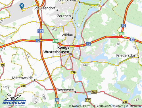 MICHELIN Königs Wusterhausen map - ViaMichelin
