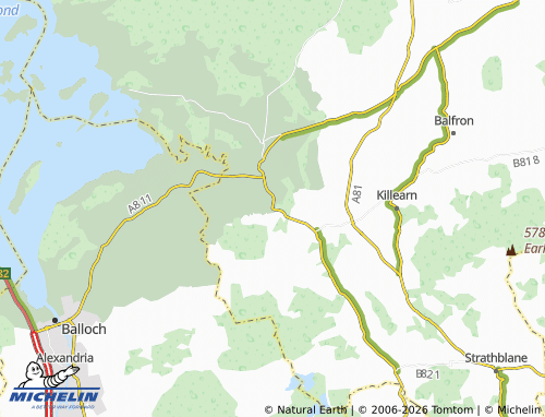 Carte MICHELIN Croftamie - ViaMichelin