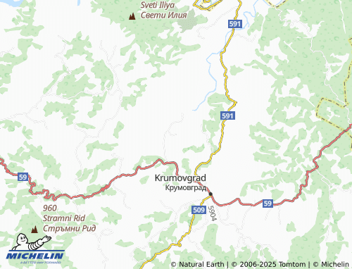 MICHELIN Zlatolist map - ViaMichelin