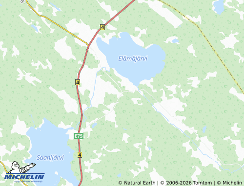 Carte MICHELIN Peninki - ViaMichelin