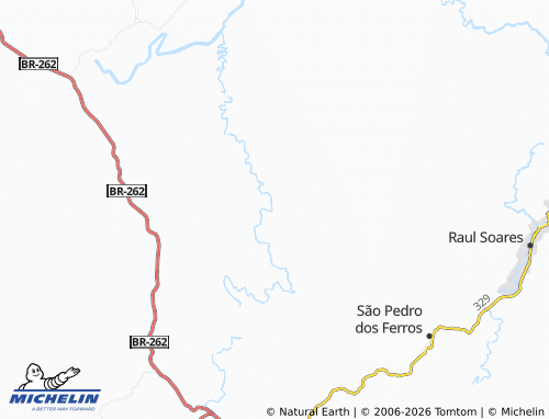 Mappa MICHELIN Águas Férreas - ViaMichelin