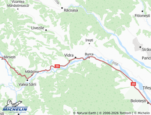 Mappa MICHELIN Vidra - ViaMichelin