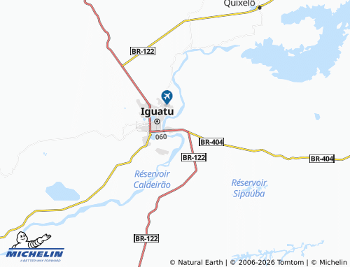 MICHELIN Poço Comprido map - ViaMichelin