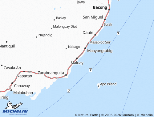 MICHELIN Maluay map - ViaMichelin