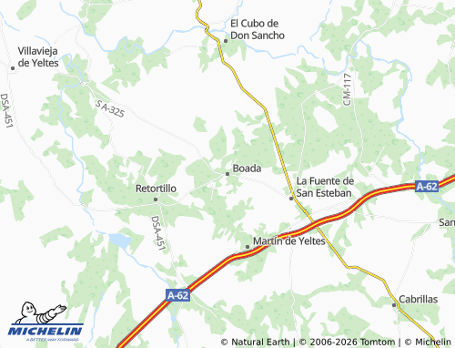 Mapa MICHELIN Boada - ViaMichelin