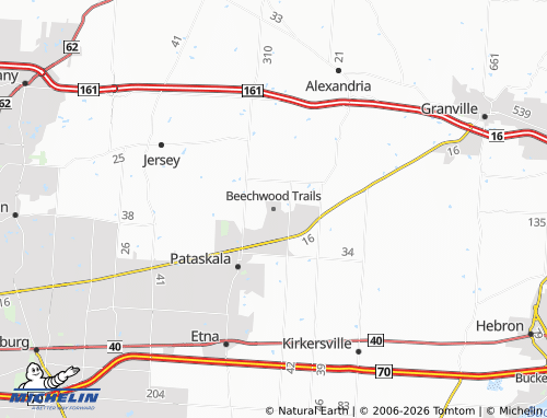 Mappa MICHELIN Beechwood Trails - ViaMichelin