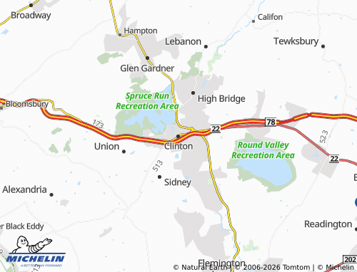 Carte MICHELIN Clinton - ViaMichelin