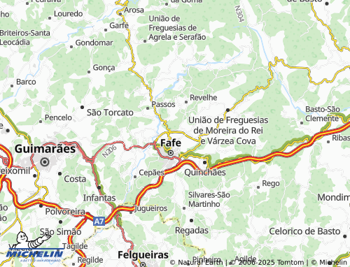 Mappa MICHELIN Fornelo - ViaMichelin