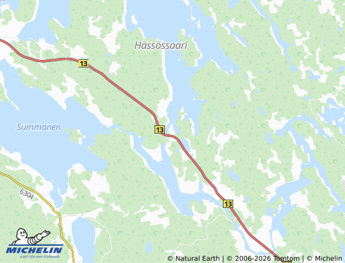 MICHELIN Parantala map - ViaMichelin