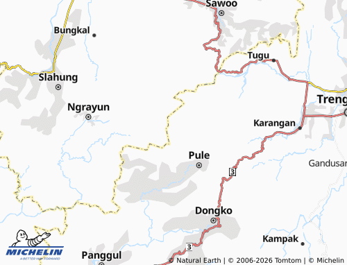 MICHELIN Tanggaran map - ViaMichelin