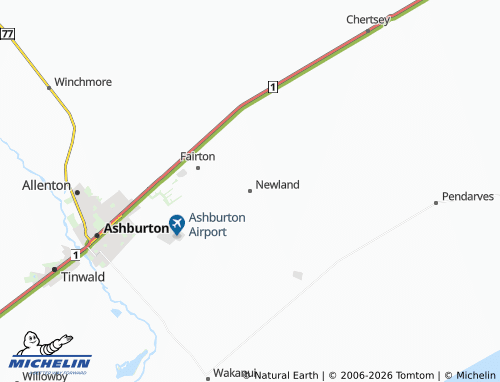 Mapa MICHELIN Newland - ViaMichelin