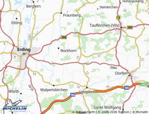 MICHELIN Tankham map - ViaMichelin