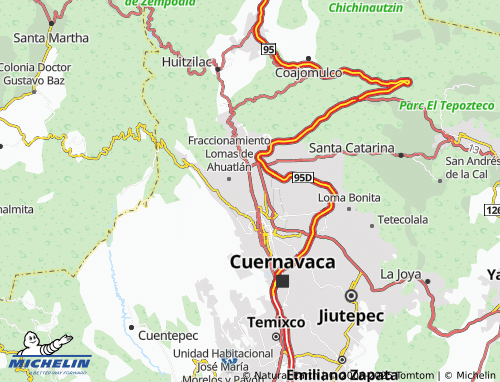 Mappa MICHELIN Tlaltenango - ViaMichelin