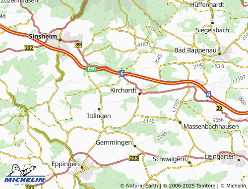 MICHELIN Bockschaft map - ViaMichelin