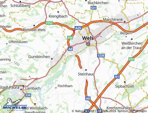 MICHELIN Traunleiten map - ViaMichelin