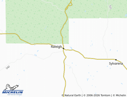 Mapa MICHELIN Raleigh - ViaMichelin