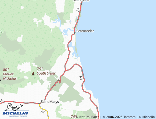 MICHELIN Falmouth map - ViaMichelin