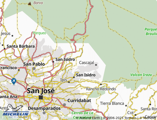 MICHELIN-Landkarte Dulce Nombre de Jesús - ViaMichelin