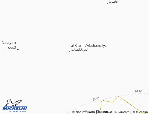 MICHELIN-Landkarte al-Kharma'a - ViaMichelin