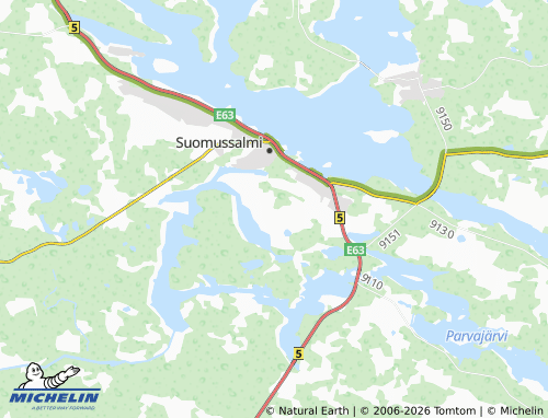 Mapa MICHELIN Pitämä - ViaMichelin