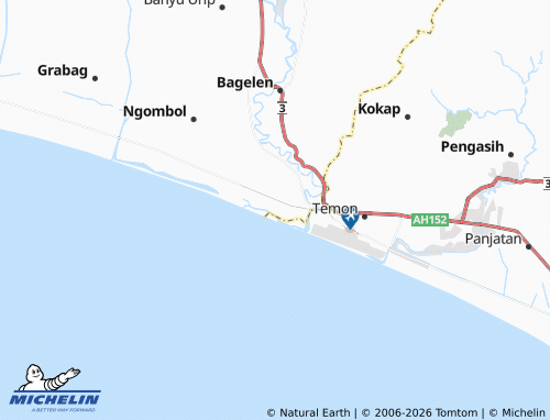MICHELIN Gedangan map - ViaMichelin