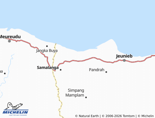 Mappa MICHELIN Blang Mane Barat - ViaMichelin