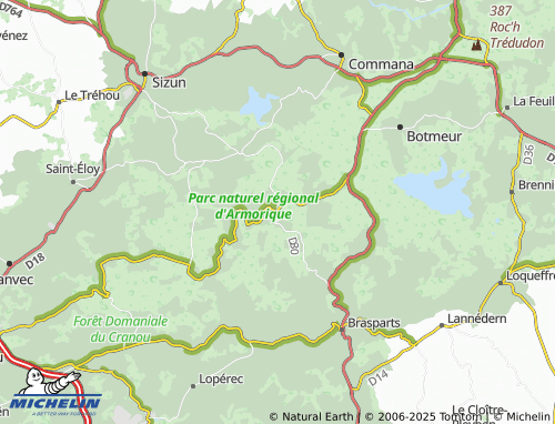 Mappa MICHELIN Saint-Rivoal - ViaMichelin
