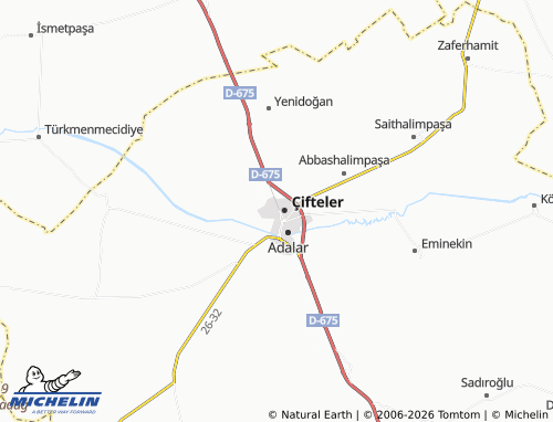 MICHELIN Çiftçi map - ViaMichelin