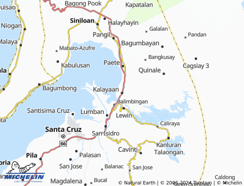 MICHELIN Kalayaan map - ViaMichelin