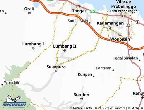 MICHELIN Palangbesi map - ViaMichelin