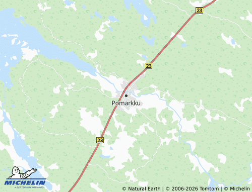 Carte MICHELIN Pomarkku - ViaMichelin