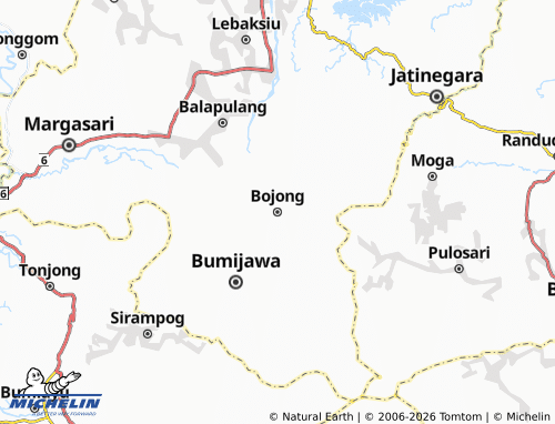 Carte MICHELIN Bojong - ViaMichelin