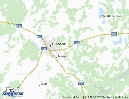 MICHELIN Ceļmalas map - ViaMichelin