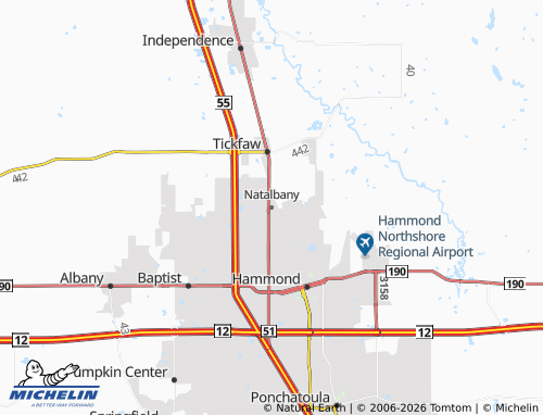 Mappa MICHELIN Natalbany - ViaMichelin