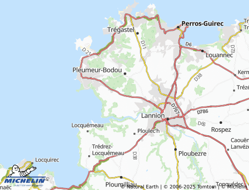 Mapa MICHELIN Park ar Prat - ViaMichelin