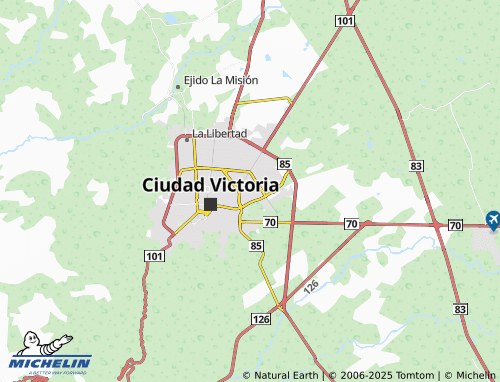 MICHELIN 16 de Septiembre map - ViaMichelin