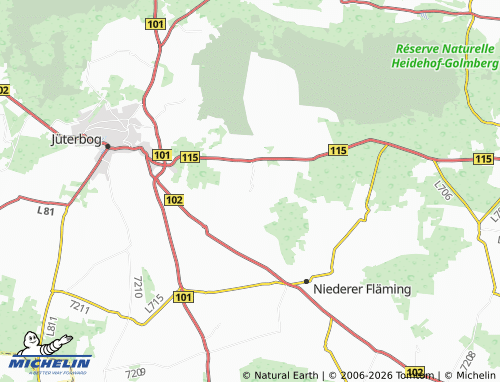 MICHELIN Fröhden map - ViaMichelin