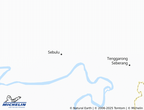 MICHELIN Sebulu Ulu map - ViaMichelin