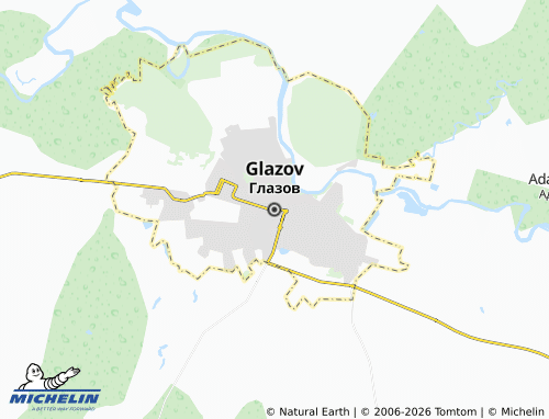MICHELIN-Landkarte Glazov - ViaMichelin