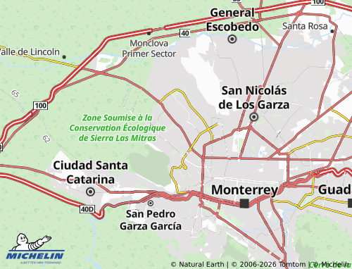 MICHELIN-Landkarte Cima de las Cumbres - ViaMichelin