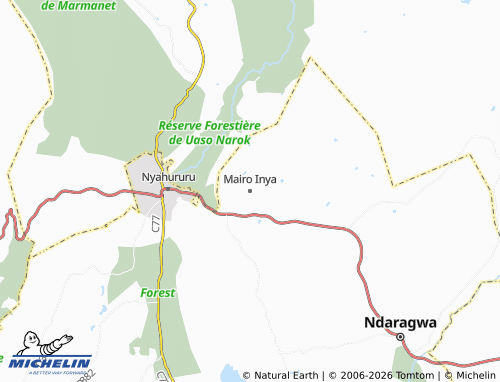 MICHELIN Mairo Inya map - ViaMichelin