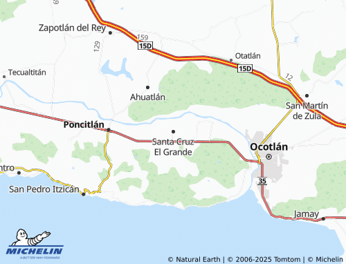 Mappa MICHELIN Santa Cruz El Grande - ViaMichelin
