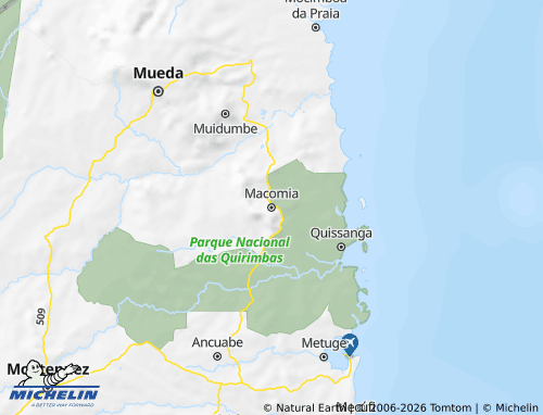 Mapa MICHELIN Macomia - ViaMichelin
