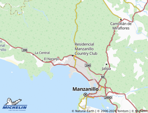 Mappa MICHELIN Valle Dorado - ViaMichelin