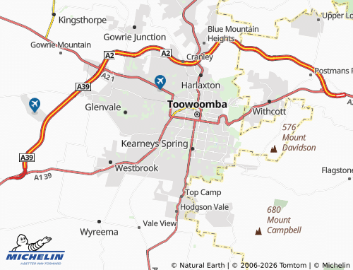 Mapa MICHELIN Harristown - ViaMichelin