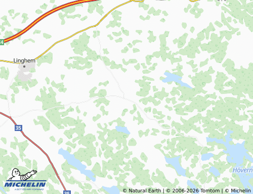 Carte MICHELIN Örtomta - ViaMichelin