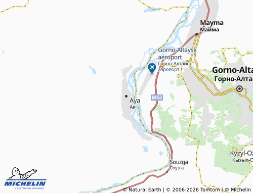 MICHELIN-Landkarte Aya - ViaMichelin