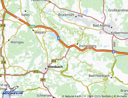 MICHELIN Auerschmied map - ViaMichelin