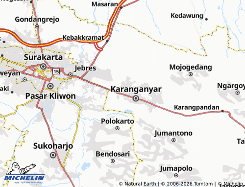 Mapa MICHELIN Tasikmadu - ViaMichelin